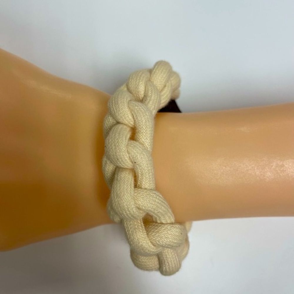 Prada Braided Rope Velcro Bracelet